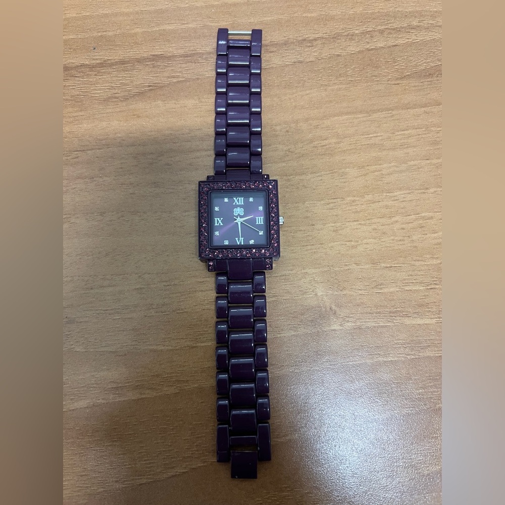 Elegant Purple Wearable Watch
